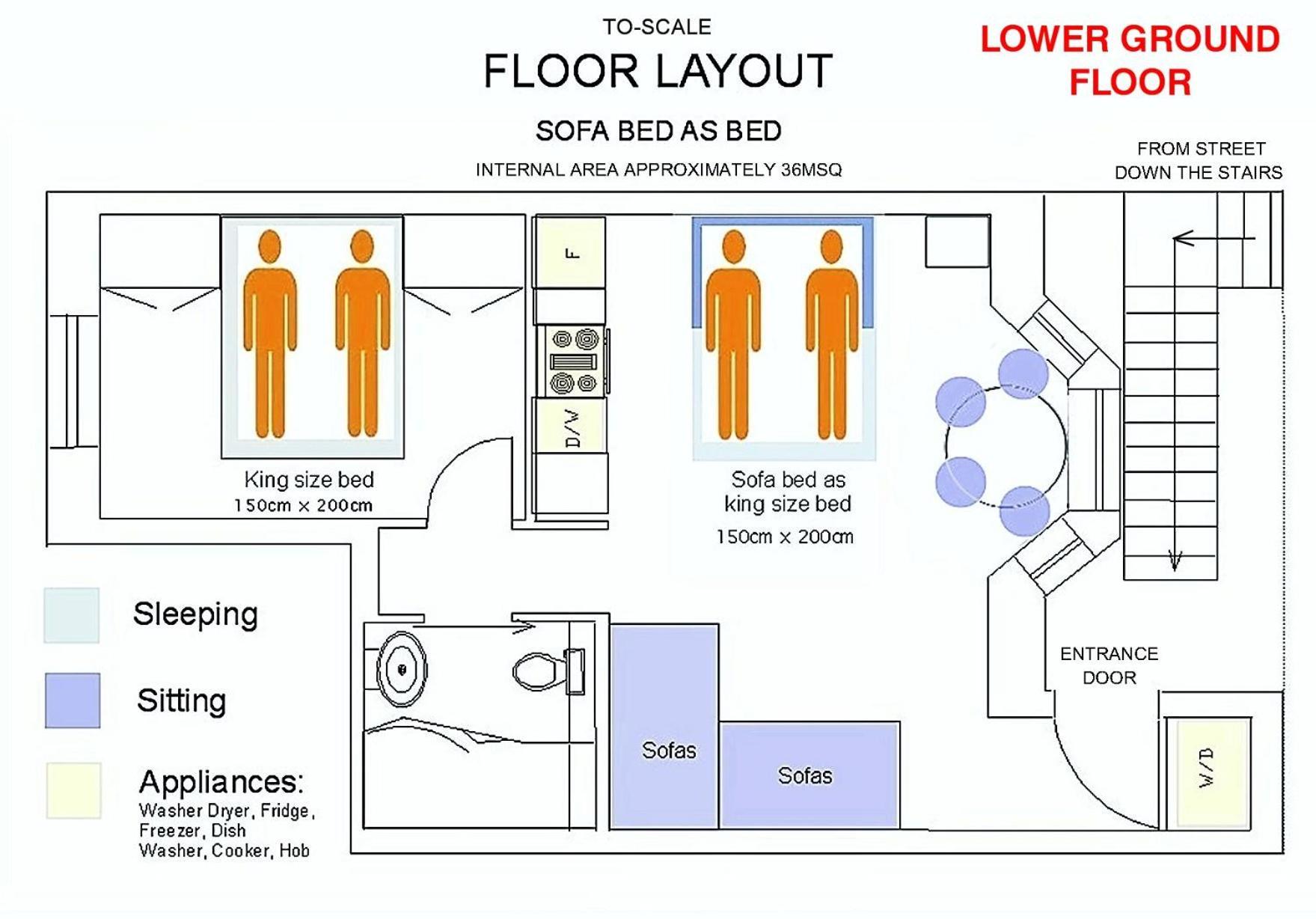 Eden Luxury Apartments ロンドン 部屋 写真